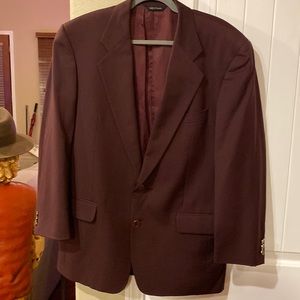 Beautiful vintage wool burgundy blazer 44R